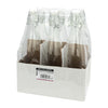 REGENT GLASS BOTTLES WITH WHITE CLIP TOP LIDS 6PK, 500ML