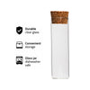 REGENT GLASS BOTTLES WITH CORK LIDS 4PK, 70ML