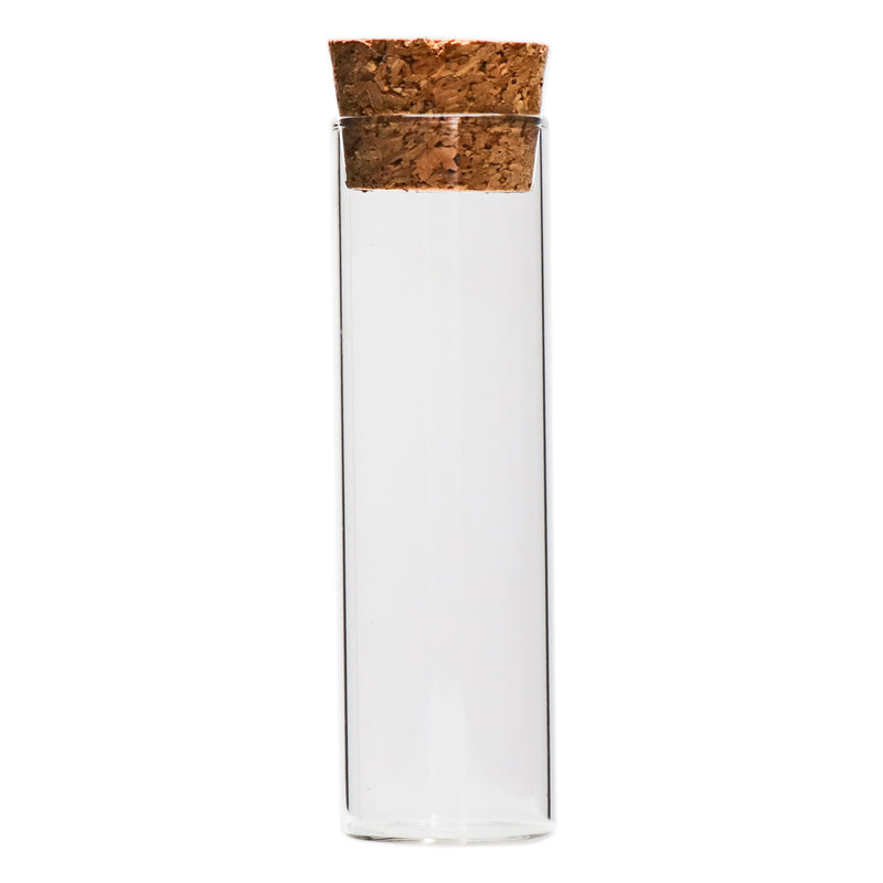 REGENT GLASS BOTTLES WITH CORK LIDS 4PCS, 70ML (37MM DIAX96MM)