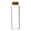 REGENT GLASS BOTTLES WITH CORK LIDS 4PK, 100ML