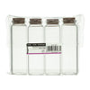 REGENT GLASS BOTTLES WITH CORK LIDS 4PK, 100ML