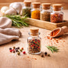REGENT GLASS BOTTLES WITH CORK LIDS 12PK, 15ML