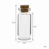 REGENT GLASS BOTTLES WITH CORK LIDS 12PK, 15ML
