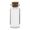 REGENT GLASS BOTTLES WITH CORK LIDS 12PK, 15ML