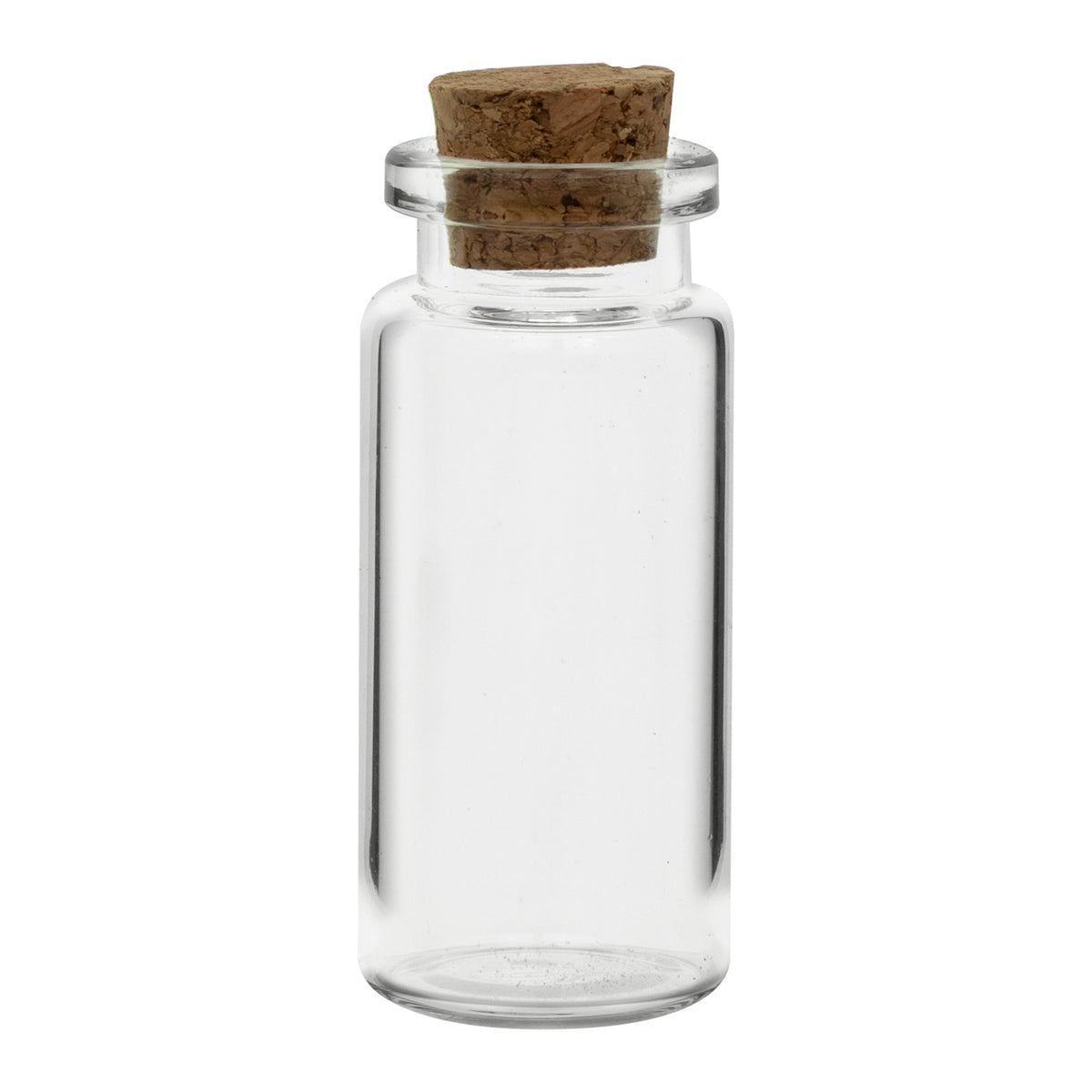 REGENT GLASS BOTTLES WITH CORK LIDS 12PK, 15ML