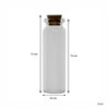 REGENT GLASS BOTTLES WITH CORK LIDS 12PK, 18ML