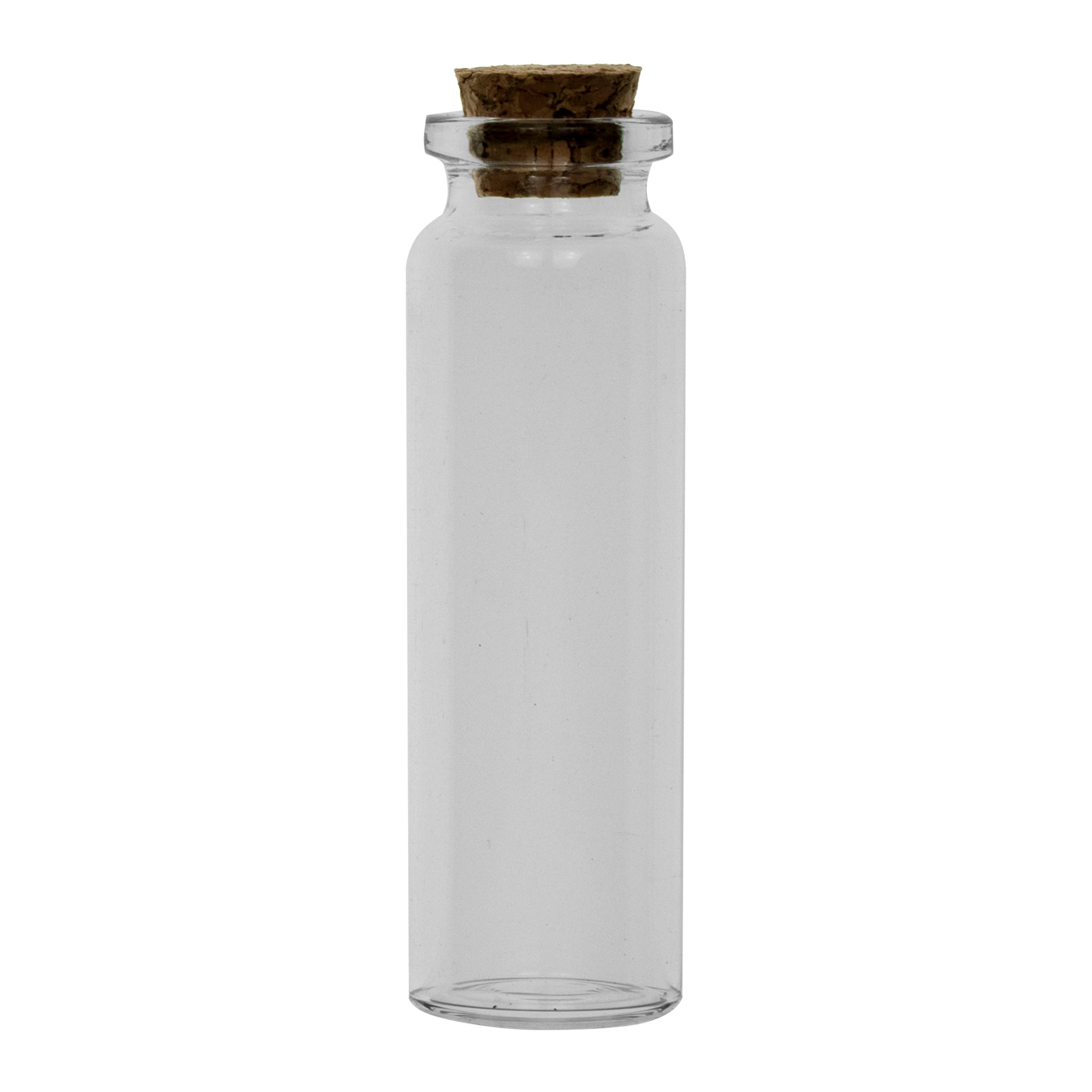 REGENT GLASS BOTTLES WITH CORK LIDS 12PK, 18ML