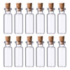 REGENT GLASS BOTTLES WITH CORK LIDS 12PCS, 18ML (22MM DIAX72MM)