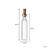 REGENT GLASS BOTTLES WITH CORK LIDS 12PK, 30ML