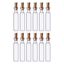 REGENT GLASS BOTTLES WITH CORK LIDS 12PCS, 30ML (22MM DIAX104MM)