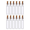 REGENT GLASS BOTTLES WITH CORK LIDS 12PCS, 30ML (22MM DIAX104MM)