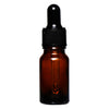 REGENT AMBER GLASS BOTTLES WITH BLACK PLASTIC DROPPER LIDS 4PK, 10ML