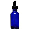 REGENT BLUE GLASS BOTTLE WITH DROPPER LID 4 PIECE, 30ML