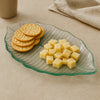 REGENT LEAF PLATTER BUBBLE GLASS - MEDIUM