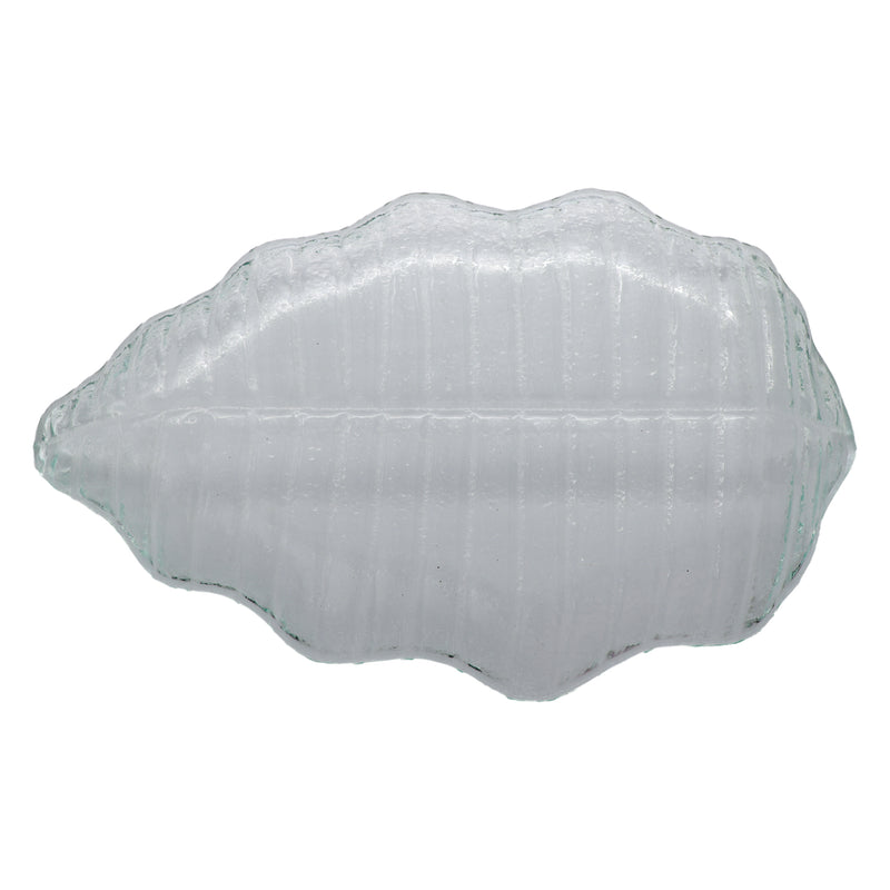 REGENT LEAF PLATTER BUBBLE GLASS - MEDIUM