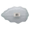 REGENT LEAF PLATTER BUBBLE GLASS - MEDIUM