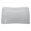REGENT WAVY RECTANGULAR PLATTER BUBBLE GLASS - MEDIUM