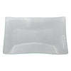 REGENT WAVY RECTANGULAR PLATTER BUBBLE GLASS - MEDIUM
