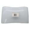 REGENT WAVY RECTANGULAR PLATTER BUBBLE GLASS - MEDIUM
