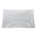 REGENT WAVY RECTANGULAR PLATTER BUBBLE GLASS - LARGE, (410X260MM)