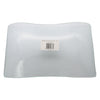 REGENT WAVY RECTANGULAR PLATTER BUBBLE GLASS - LARGE, (410X260MM)
