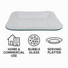 REGENT RECTANGULAR PLATTER BUBBLE GLASS - MEDIUM