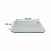 REGENT RECTANGULAR PLATTER BUBBLE GLASS - MEDIUM