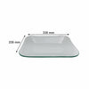 REGENT RECTANGULAR PLATTER BUBBLE GLASS - MEDIUM