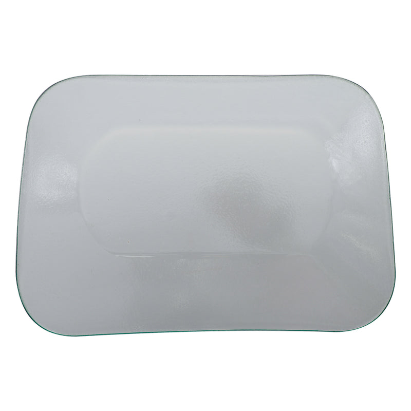 REGENT RECTANGULAR PLATTER BUBBLE GLASS - MEDIUM, (340X240MM)