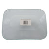 REGENT RECTANGULAR PLATTER BUBBLE GLASS - MEDIUM