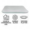REGENT RECTANGULAR PLATTER BUBBLE GLASS - LARGE