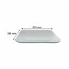 REGENT RECTANGULAR PLATTER BUBBLE GLASS - LARGE