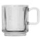 REGENT GLASS RIBBED MUG, 340ML (95X87MM DIA)