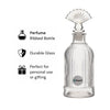 REGENT GLASS PERFUME RIBBED BOTTLE WITH SHELL STOPPER, 200ML