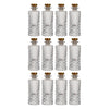 REGENT GLASS LATTICE PATTERN PERFUME BOTTLE WITH ROSE GOLD PLASTIC STOPPER, 150ML (52MM DIAX145MM)