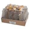 REGENT GLASS LATTICE PATTERN PERFUME BOTTLE WITH ROSE GOLD PLASTIC STOPPER, 150ML (52MM DIAX145MM)