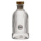 REGENT GLASS RIBBED PERFUME BOTTLE WITH ROSE GOLD PLASTIC STOPPER, 200ML (61MM DIX137MM)