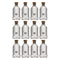 REGENT GLASS RIBBED PERFUME BOTTLE WITH ROSE GOLD PLASTIC STOPPER, 200ML (61MM DIX137MM)