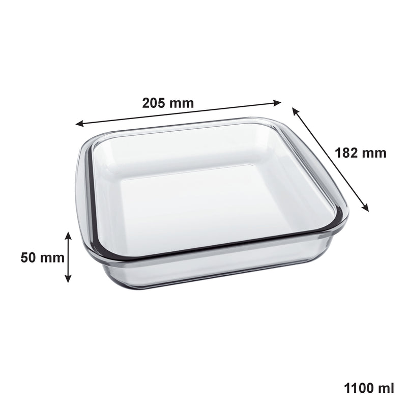 MARINEX SQUARE ROASTER, 1.1LT (205X182X50MM)