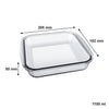 MARINEX SQUARE ROASTER, 1.1LT (205X182X50MM)