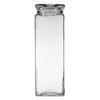 REGENT SLIM SQUARE GLASS JAR WITH GLASS LID, 2.3LT (315X100X100MM)