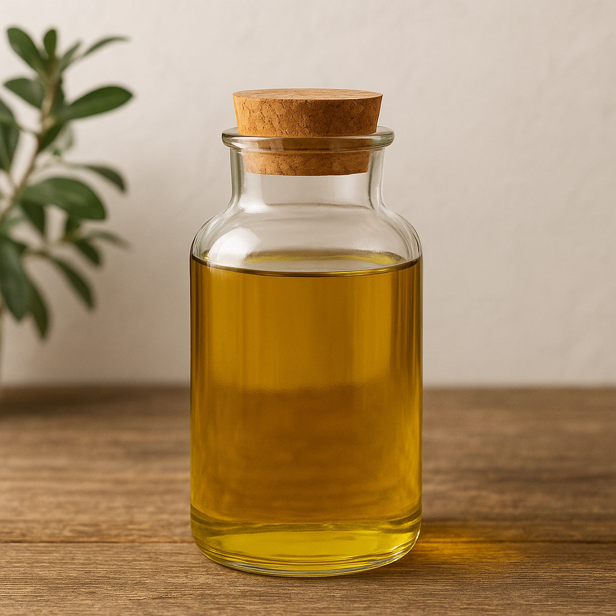 REGENT GLASS BOTTLE WITH CORK LID, 550ML