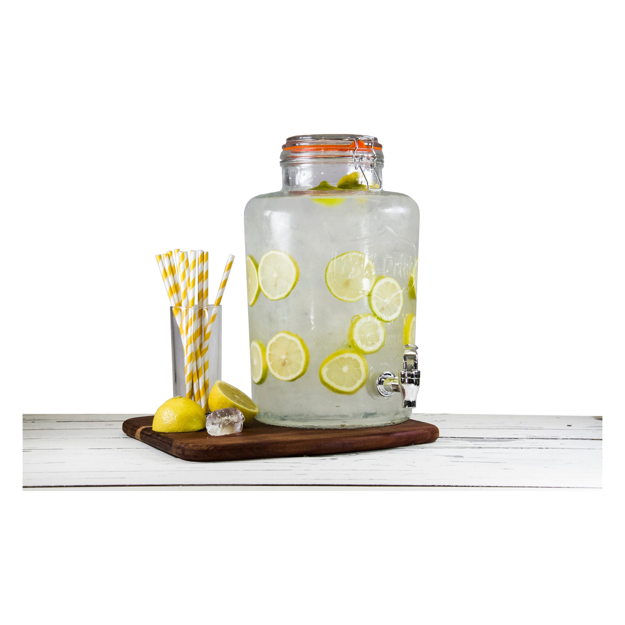 CONSOL BEVERAGE DISPENSER WITH CLIP-TOP LID, 7.6L