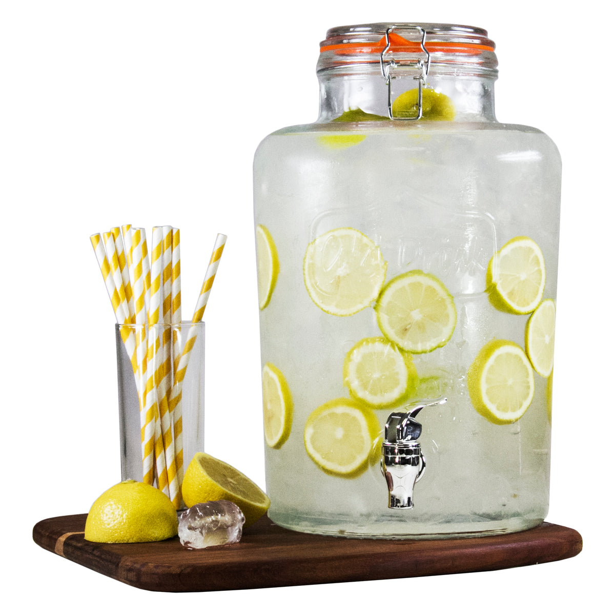 CONSOL BEVERAGE DISPENSER WITH CLIP-TOP LID, 7.6L