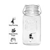 CONSOL SORRENTO CLIP-TOP BEVERAGE DISPENSER, 3.6L