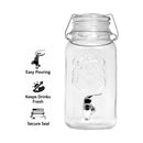 CONSOL SORRENTO CLIP-TOP BEVERAGE DISPENSER, 3.6L