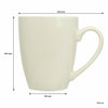 REGENT WHITE BULLET SHAPE COFFEE MUGS 4PK, 370ML