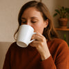 REGENT WHITE BULLET SHAPE COFFEE MUGS 4PK, 330ML