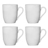 REGENT WHITE BULLET SHAPE COFFEE MUGS 4PK, 330ML