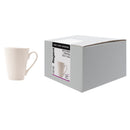 REGENT WHITE V-SHAPE COFFEE MUG 4 PACK, 320ML